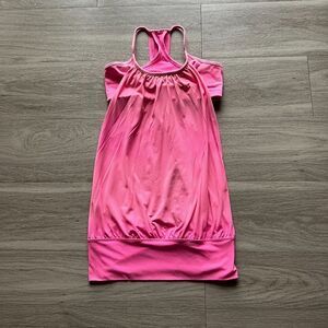 Lululemon Tank Top Womens 6 Pink Running Gym Training Active Logo Adult